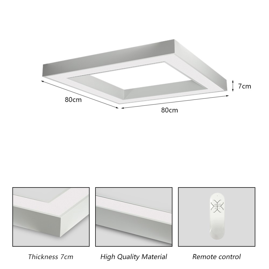 Immax NEO 07240L - LED Aptumšojama griestu lampa CANTO LED/60W/230V 2700-6500K Tuya balta