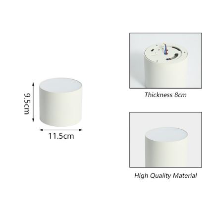 Immax NEO 07241L - RONDATE LED griestu lampa ar regulējamu spilgtumu LED/18W/230V 11,5cm Wi-Fi Tuya
