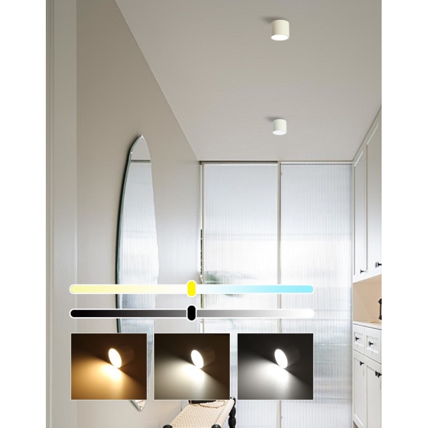 Immax NEO 07241L - LED regulējams griestu gaismeklis RONDATE LED/18W/230V 11,5cm Wi-Fi Tuya