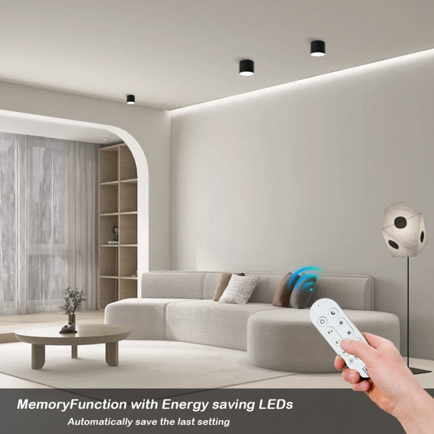 Immax NEO 07242L - dimējama LED griestu lampa RONDATE LED/18W/230V 11,5 cm Wi‑Fi Tuya