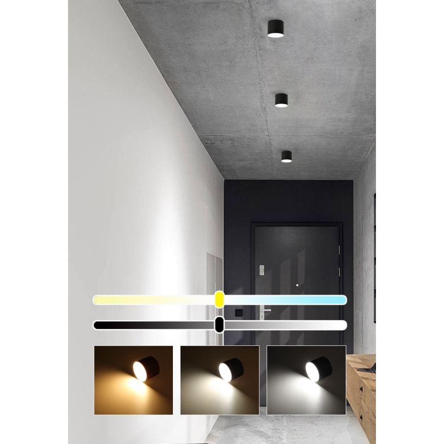 Immax NEO 07242L - dimējama LED griestu lampa RONDATE LED/18W/230V 11,5 cm Wi‑Fi Tuya