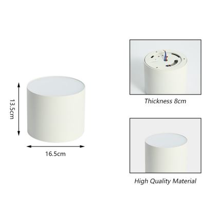 Immax NEO 07243L - LED Aptumšojama griestu lampa RONDATE LED/32W/230V 16,5 cm Wi-Fi Tuya