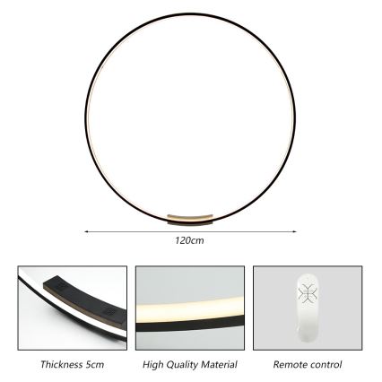 Immax NEO 07245-120 - LED Aptumšojama sienas lampa FINO LED/70W/230V 120 cm Tuya + tālvadības pults