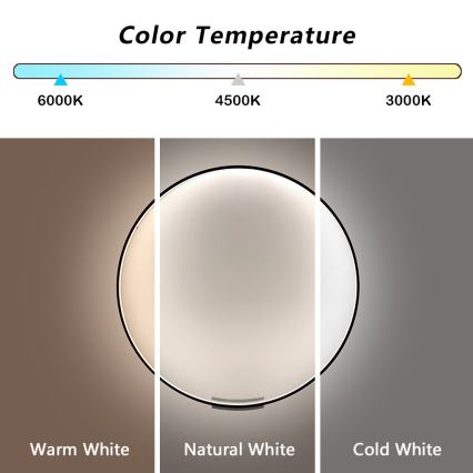 Immax NEO 07245-80 - LED regulējams sienas gaismeklis FINO LED/50W/230V 2700-6500K 80 cm Tuya + tālvadība