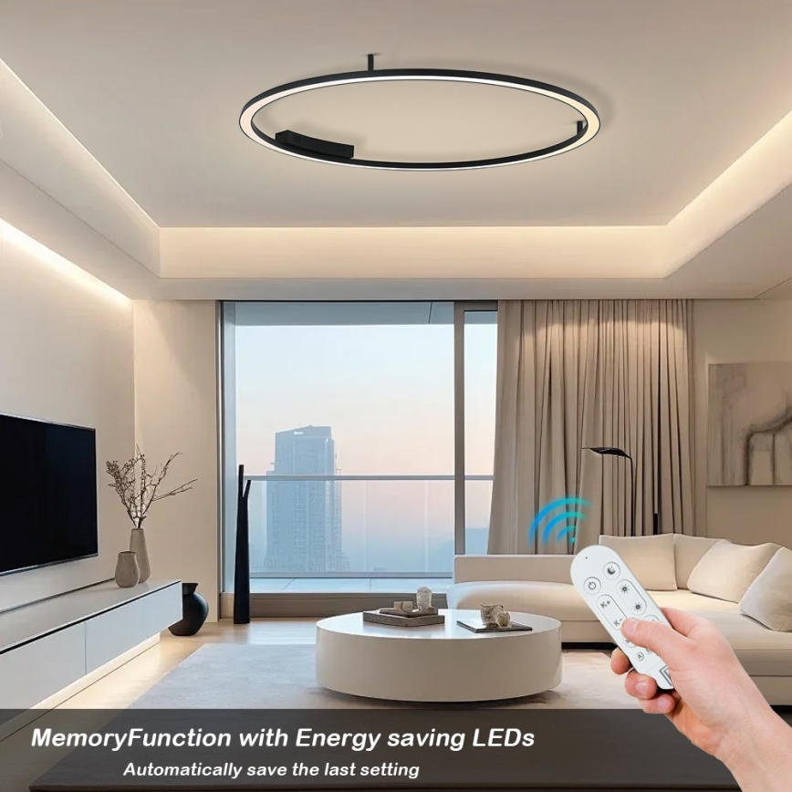 Immax NEO 07246-120 - LED Aptumšojama griestu lampa FINO LED/72W/230V 120 cm Tuya + tālvadības pults
