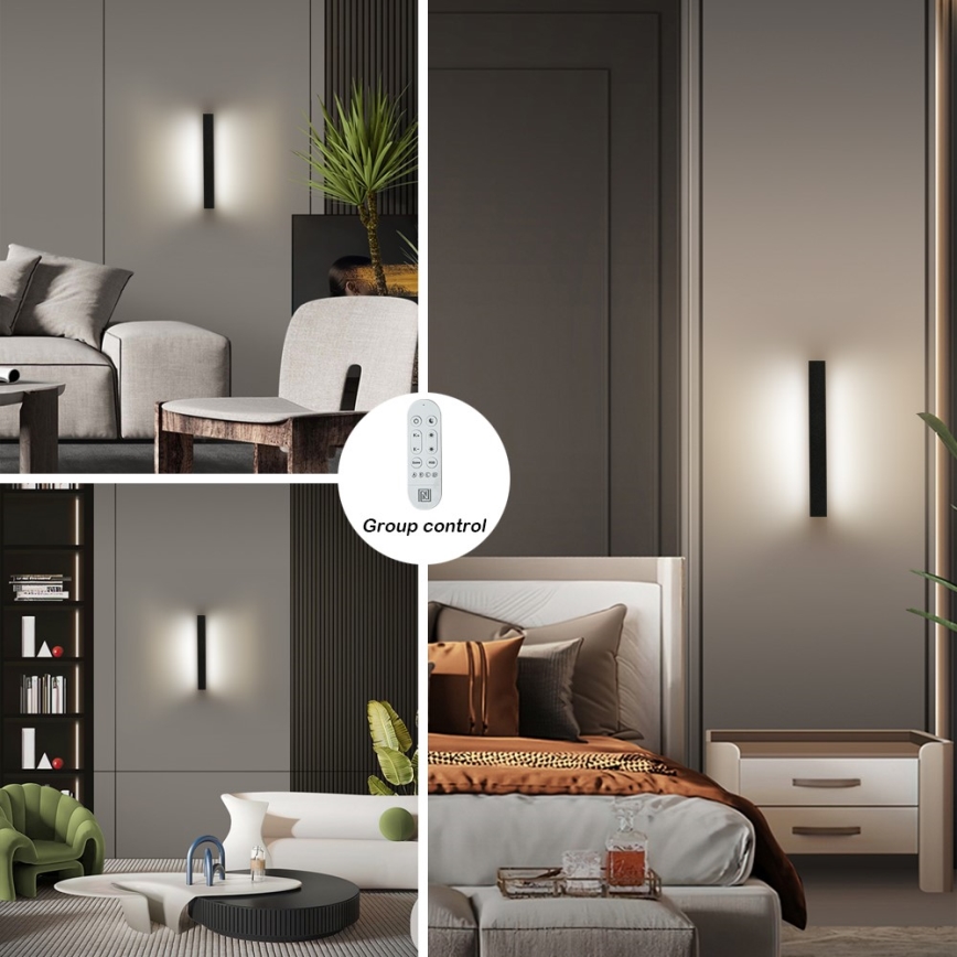 Immax NEO 07247L - LED Aptumšojama āra sienas lampa LINK LED/40W/230V Wi-Fi Tuya IP44 + tālvadības pults