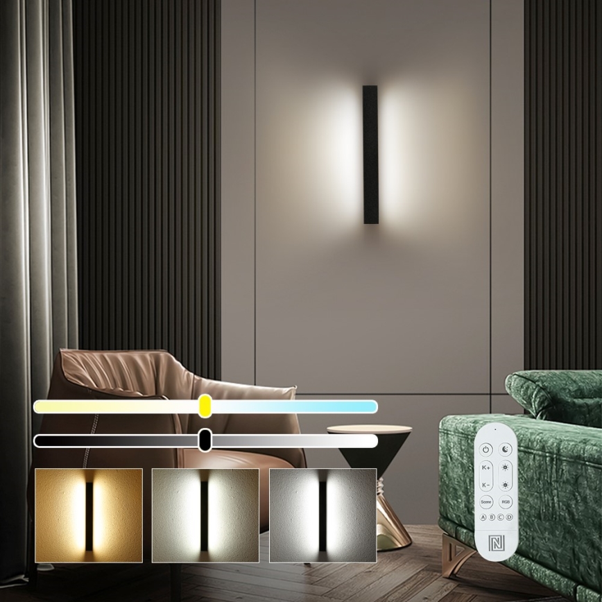 Immax NEO 07247L - LED Aptumšojama āra sienas lampa LINK LED/40W/230V Wi-Fi Tuya IP44 + tālvadības pults