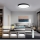Immax NEO 07249L - LED Aptumšojama griestu lampa NEO LITE SEMPLICI LED/48W/230V 3000-6000K Wi-Fi Tuya melna + tālvadības pults
