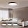 Immax NEO 07250L - LED Aptumšojama griestu lampa NEO LITE SEMPLICI LED/60W/230V 3000-6000K Wi-Fi Tuya melna + tālvadības pults