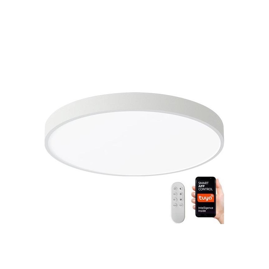 Immax NEO 07251L - LED Aptumšojama griestu lampa NEO LITE SEMPLICI LED/36W/230V 3000-6000K Wi-Fi Tuya balta + tālvadības pults