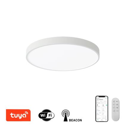 Immax NEO 07251L - LED Aptumšojama griestu lampa NEO LITE SEMPLICI LED/36W/230V 3000-6000K Wi-Fi Tuya balta + tālvadības pults