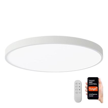 Immax NEO 07253L - LED Aptumšojama griestu lampa NEO LITE SEMPLICI LED/60W/230V 3000-6000K Wi-Fi Tuya balta + tālvadības pults