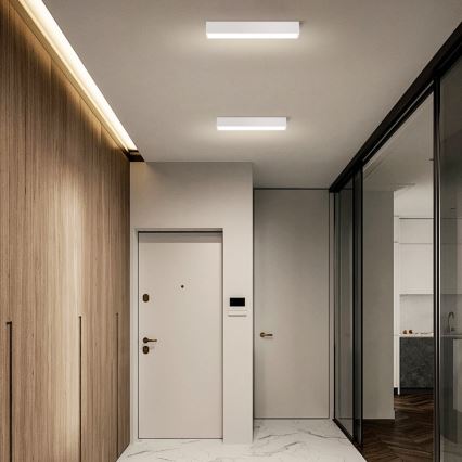 Immax NEO 07257L - LED Aptumšojama griestu lampa NEO LITE LUNGO LED/20W/230V 3000-6000K Wi-Fi Tuya balta + tālvadības pults