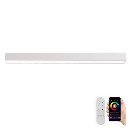 Immax NEO 07259L - LED Aptumšojama griestu lampa NEO LITE LUNGO LED/38W/230V 3000-6000K Wi-Fi Tuya balta + tālvadības pults