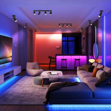 Immax NEO 07261Z -  LED RGB+CCT Aptumšojams starmetis NEO PUNTO 1xGU10/4,8W/230V Tuya