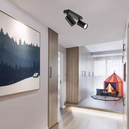 Immax NEO 07262W - LED RGB+CCT Aptumšojams starmetis NEO LITE PUNTO 2xGU10/6W/230V Wi-Fi Tuya