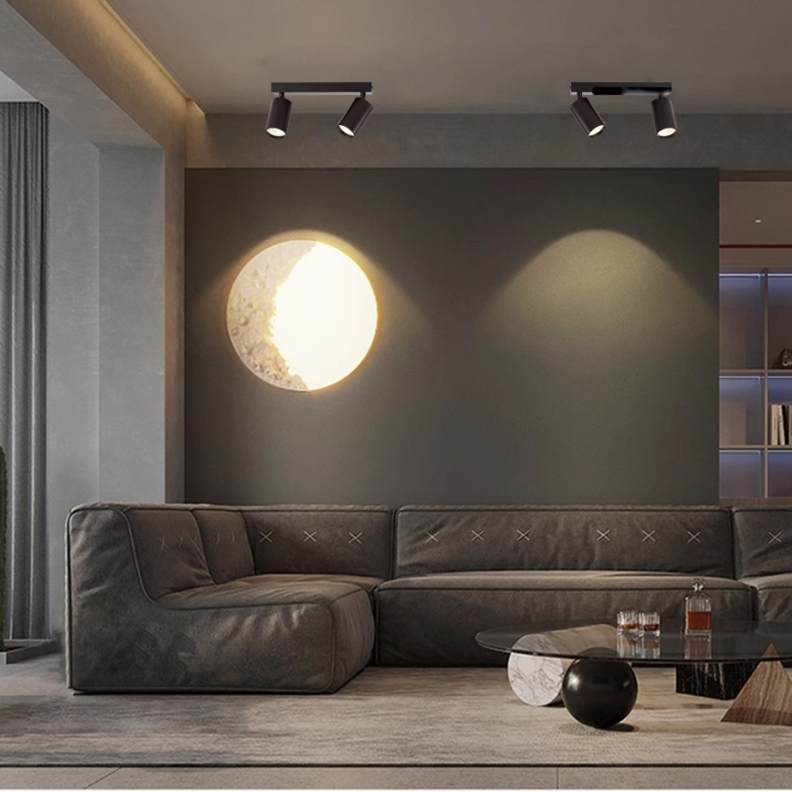 Immax NEO 07262W - LED RGB+CCT Aptumšojams starmetis NEO LITE PUNTO 2xGU10/6W/230V Wi-Fi Tuya