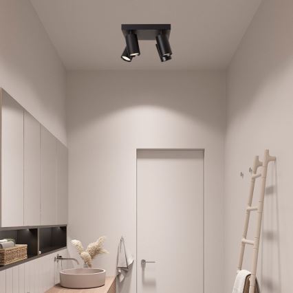 Immax NEO 07266W - LED RGB+CCT Aptumšojams starmetis NEO LITE PUNTO 4xGU10/6W/230V Wi-Fi Tuya