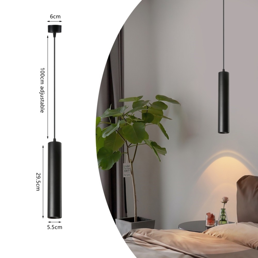 Immax NEO 07270W - LED RGB+CCT Aptumšojuma lustra ar auklu NEO LITE PUNTO 1xGU10/6W/230V Wi-Fi Tuya