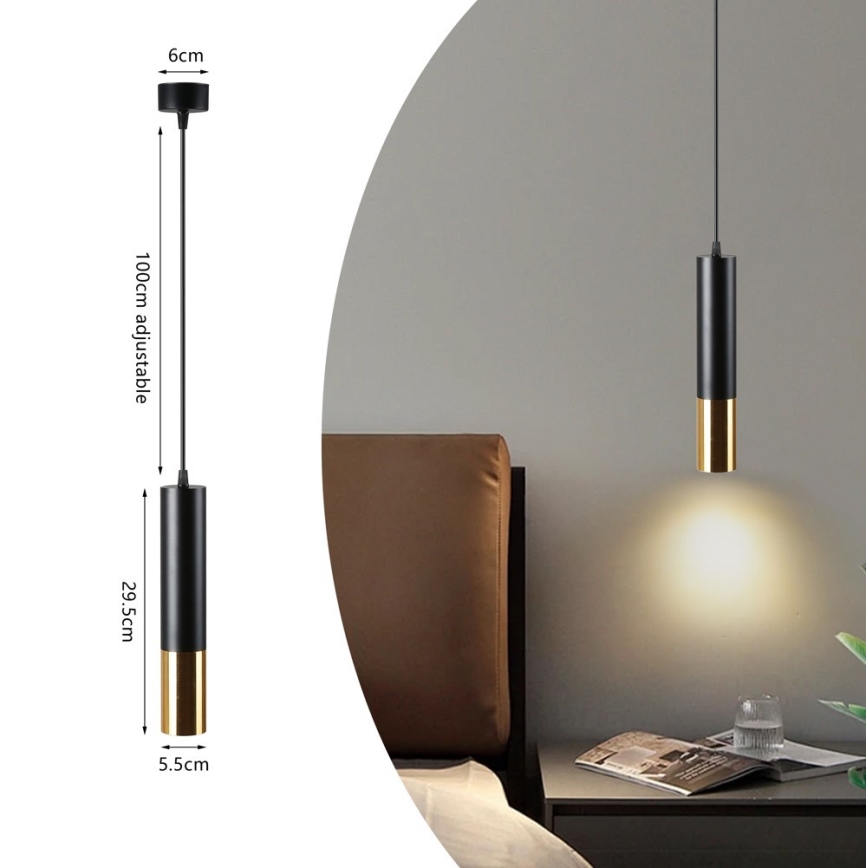 Immax NEO 07273Z - LED RGB+CCT Aptumšojuma lustra ar auklu NEO PUNTO 1xGU10/4,8W/230V Tuya