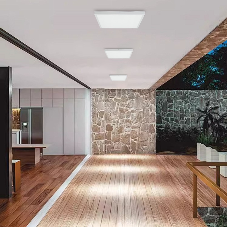 Immax NEO 07277L - LED Aptumšojama vannas istabas griestu lampa NEO LITE FRAME LED/50W/230V IP44 Wi-Fi Tuya +remote vadība balta