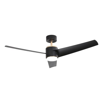 Immax NEO 07280L - LED Aptumšojams griestu ventilators BEAUTY LED/18W/230V Wi-Fi Tuya melna + tālvadības pults