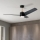 Immax NEO 07280L - LED Griestu ventilators BEAUTY LED/18W/230V Wi-Fi Tuya melna d. 132 cm + tālvadības pults