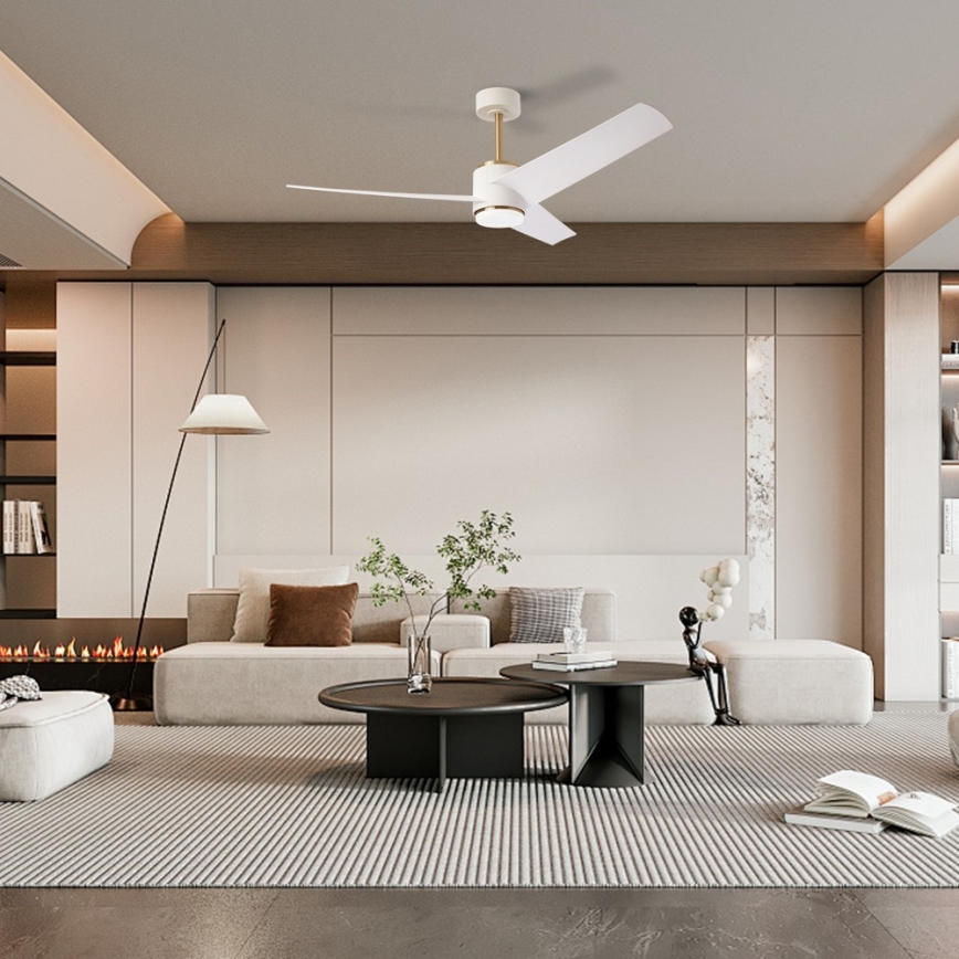 Immax NEO 07281L - LED+CCT Griestu ventilators ar dimmējamu apgaismojumu BEAUTY LED/18W/230V 3000/4000/6000K Wi‑Fi Tuya + tālvadības pults
