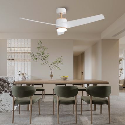 Immax NEO 07281L - LED+CCT Griestu ventilators ar dimmējamu apgaismojumu BEAUTY LED/18W/230V 3000/4000/6000K Wi‑Fi Tuya + tālvadības pults