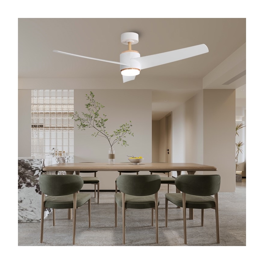 Immax NEO 07281L - LED+CCT Griestu ventilators ar dimmējamu apgaismojumu BEAUTY LED/18W/230V 3000/4000/6000K Wi‑Fi Tuya + tālvadības pults