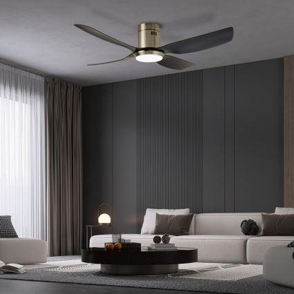 Immax NEO 07282L - LED+CCT ar regulējamu spilgtumu griestu ventilators PURE LED/24W/230V 3000/4000/6000K Wi-Fi Tuya + tālvadības pults