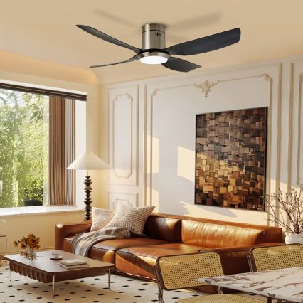 Immax NEO 07282L - LED+CCT ar regulējamu spilgtumu griestu ventilators PURE LED/24W/230V 3000/4000/6000K Wi-Fi Tuya + tālvadības pults