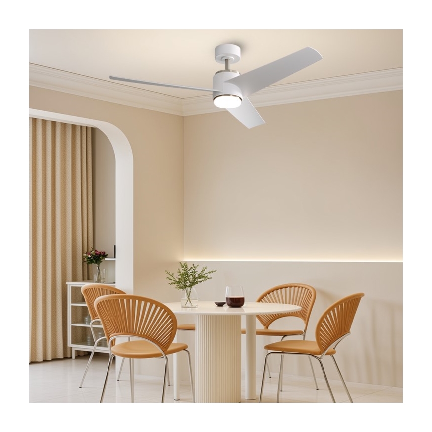 Immax NEO 07282L - LED+CCT dimmējamais griestu ventilators BEAUTY LED/18W/230V 3000/4000/6000K Wi‑Fi Tuya + tālvadība