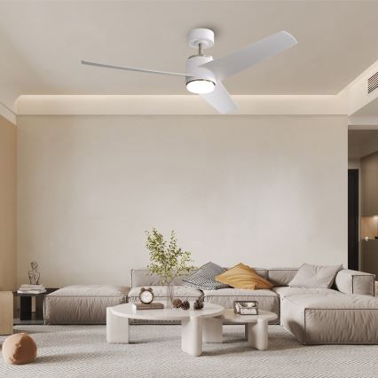Immax NEO 07282L - LED+CCT Aptumšojams griestu ventilators BEAUTY LED/18W/230V 3000/4000/6000K Wi‑Fi Tuya diam. 132 cm + tālvadības pults