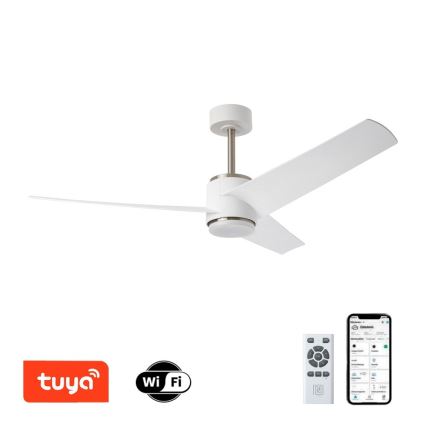 Immax NEO 07282L - LED+CCT Aptumšojams griestu ventilators BEAUTY LED/18W/230V 3000/4000/6000K Wi‑Fi Tuya diam. 132 cm + tālvadības pults