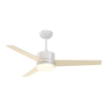 Immax NEO 07284L - LED+CCT Griestu ventilators ar regulējamu apgaismojumu VARIABLE LED/24W/230V 3000/4000/6000K Wi-Fi Tuya + tālvadības pults