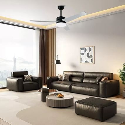 Immax NEO 07285L - LED+CCT Dimējams griestu ventilators VARIABLE LED/24W/230V 3000/4000/6000K Wi-Fi Tuya Ø 132 cm + tālvadības pults