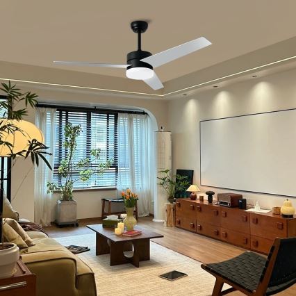 Immax NEO 07285L - LED+CCT Dimējams griestu ventilators VARIABLE LED/24W/230V 3000/4000/6000K Wi-Fi Tuya Ø 132 cm + tālvadības pults