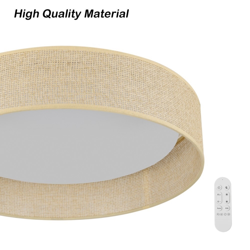 Immax NEO 07289L - LED+CCT regulējams griestu gaismeklis LONA LED/36W/230V 3000-6000K Wi-Fi Tuya Ø 45,5 cm + tālvadības pults