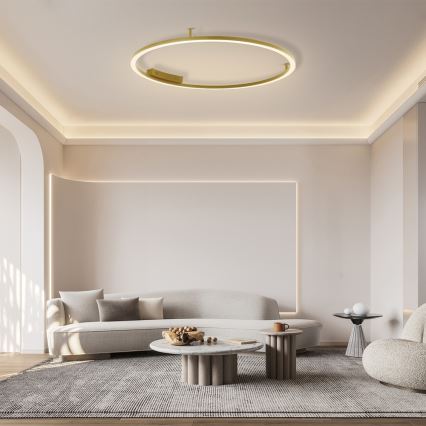 Immax NEO 07290-120G - LED+CCT Dimējams griestu gaismeklis FINO LED/55W/230V 2700-6500K Tuya Ø 120 cm + tālvadības pults