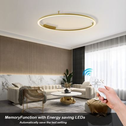 Immax NEO 07290-120G - LED+CCT Dimējams griestu gaismeklis FINO LED/55W/230V 2700-6500K Tuya Ø 120 cm + tālvadības pults