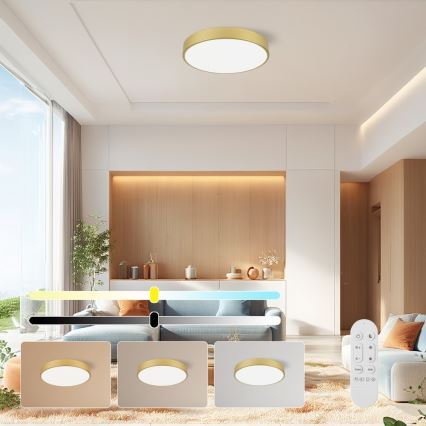 Immax NEO 07292L - LED+CCT Aptumšojams griestu gaismeklis SEMPLICI LED/36W/230V 2700-6500K Ø 40 cm + tālvadība