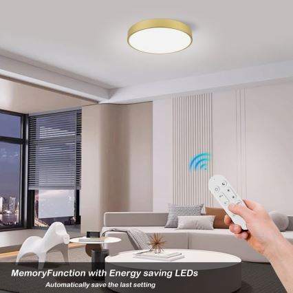 Immax NEO 07292L - LED+CCT Aptumšojams griestu gaismeklis SEMPLICI LED/36W/230V 2700-6500K Ø 40 cm + tālvadība