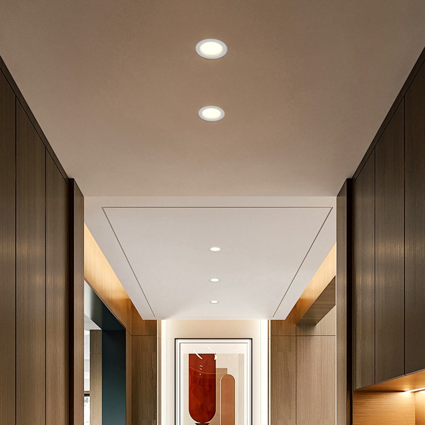 Immax NEO 07294L - LED aptumšojams iebūvējamais griestu gaismeklis DOWN LED/12W/230V Wi-Fi Ø 12 cm balts