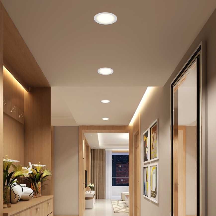 Immax NEO 07294L - LED ar regulējamu spilgtumu iebūvējamais griestu gaismeklis DOWN LED/36W/230V Wi-Fi Ø 23 cm balts