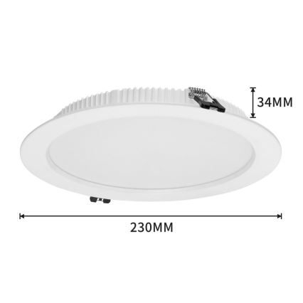 Immax NEO 07294L - LED ar regulējamu spilgtumu iebūvējamais griestu gaismeklis DOWN LED/36W/230V Wi-Fi Ø 23 cm balts