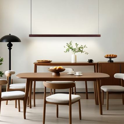 Immax NEO 07301L - dimmējama LED lustra uz troses MADEIRA LED/33W/230V Wi‑Fi Tuya 152 cm, valrieksts + tālvadības pults