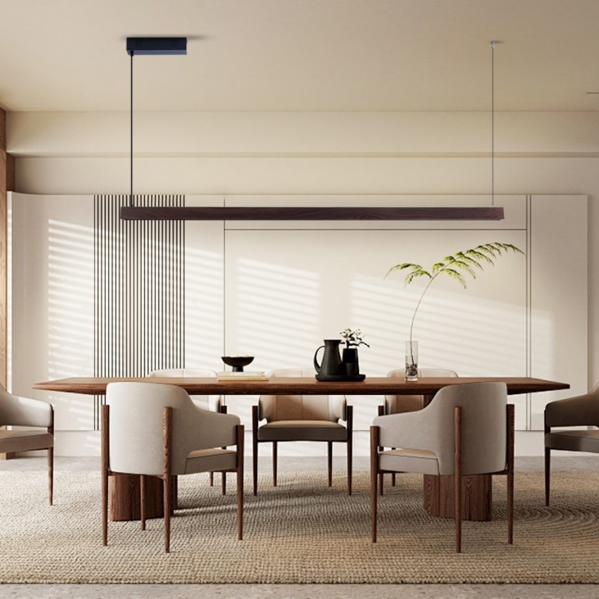 Immax NEO 07302L - LED regulējama lustra uz kabeļa MADEIRA LED/44W/230V Wi‑Fi Tuya 202 cm valrieksts + ar tālvadības pulti