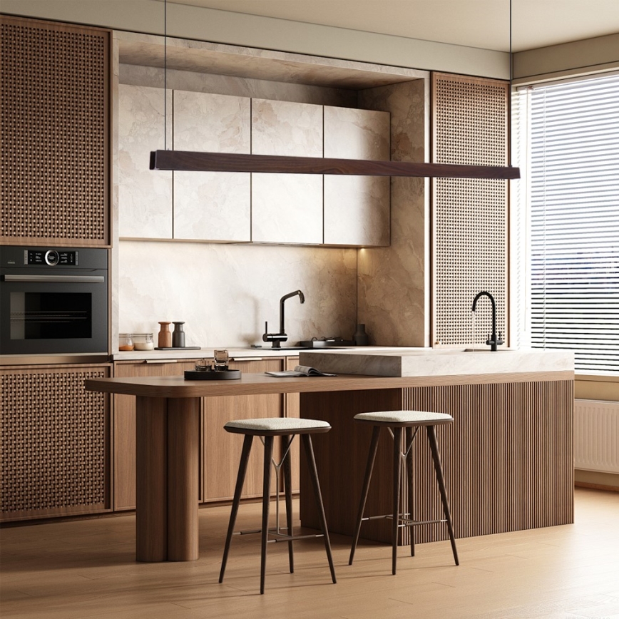 Immax NEO 07302L - LED regulējama lustra uz kabeļa MADEIRA LED/44W/230V Wi‑Fi Tuya 202 cm valrieksts + ar tālvadības pulti