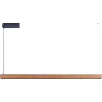 Immax NEO 07303L - LED dimmējama pakaramā lampa uz kabeļa MADEIRA LED/26W/230V Wi-Fi Tuya 122 cm ozols + ar tālvadības pulti